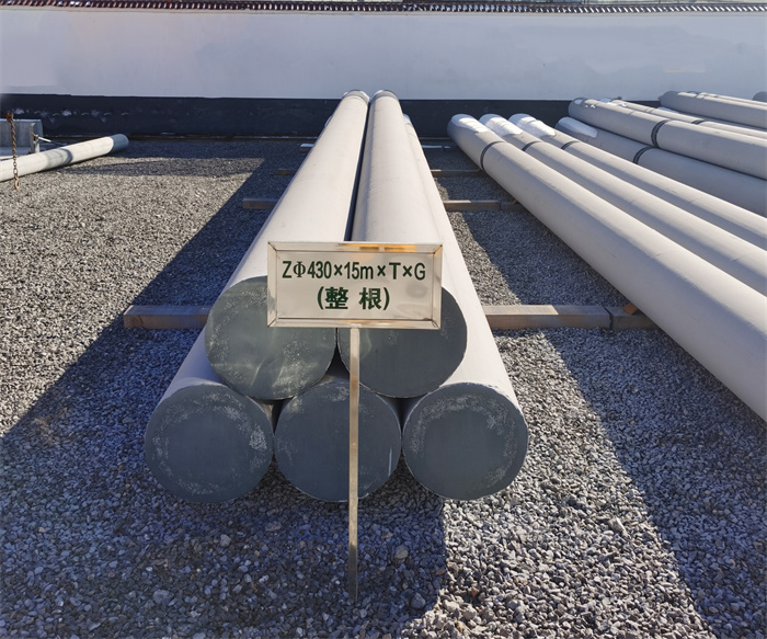 扬中430×15米×T×G终端电线杆